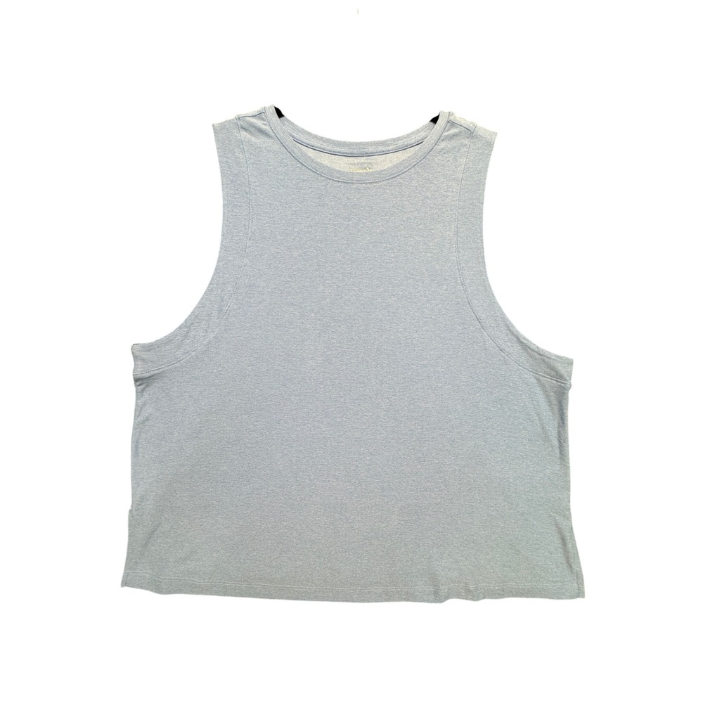 NWT Old Navy Active Cloud 94 Soft Tank Top Light Blue Womens Large Go-Dry Muscle